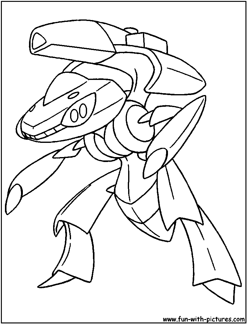 800x1050 Cloring pages Genesect Pokemon Colouring Pages Coloring Pages