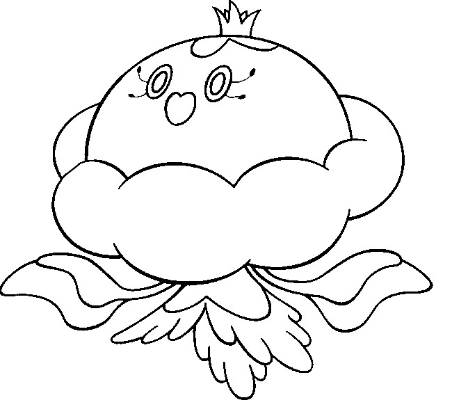 650x585 Coloring Pages Pokemon Female Form Drawing
