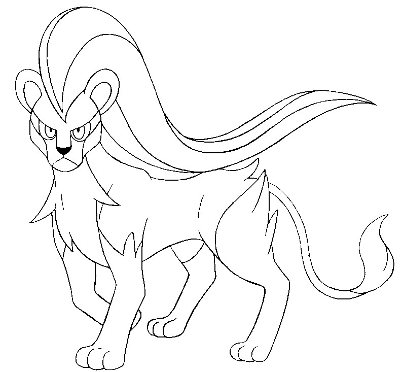 795x733 Coloring Page Pokemon Female Form 668