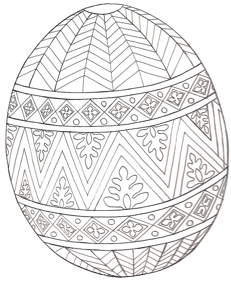 Pysanky Coloring Pages