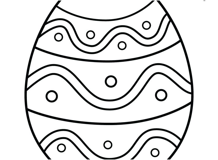 827x609 Egg Coloring Page