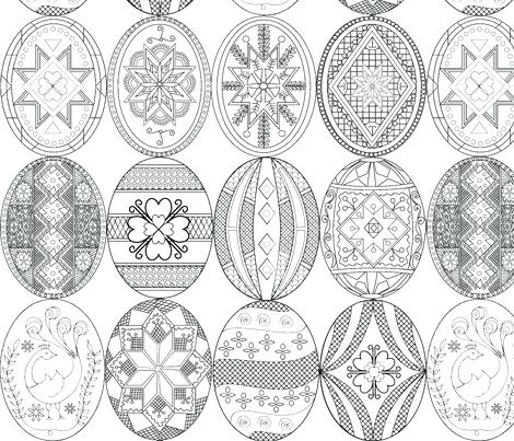 470x403 Pysanky Egg Coloring Pages