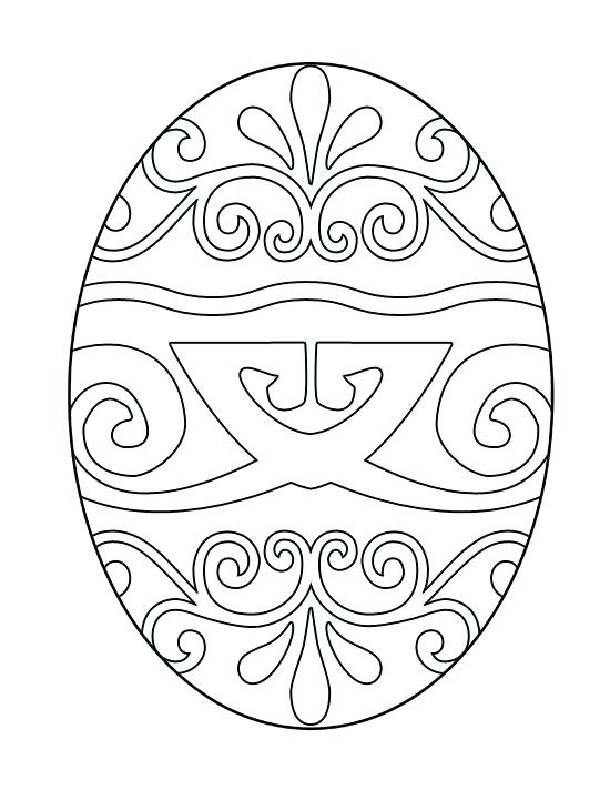 550x712 Easter Egg Coloring Pages Printable Click To See Printable Version