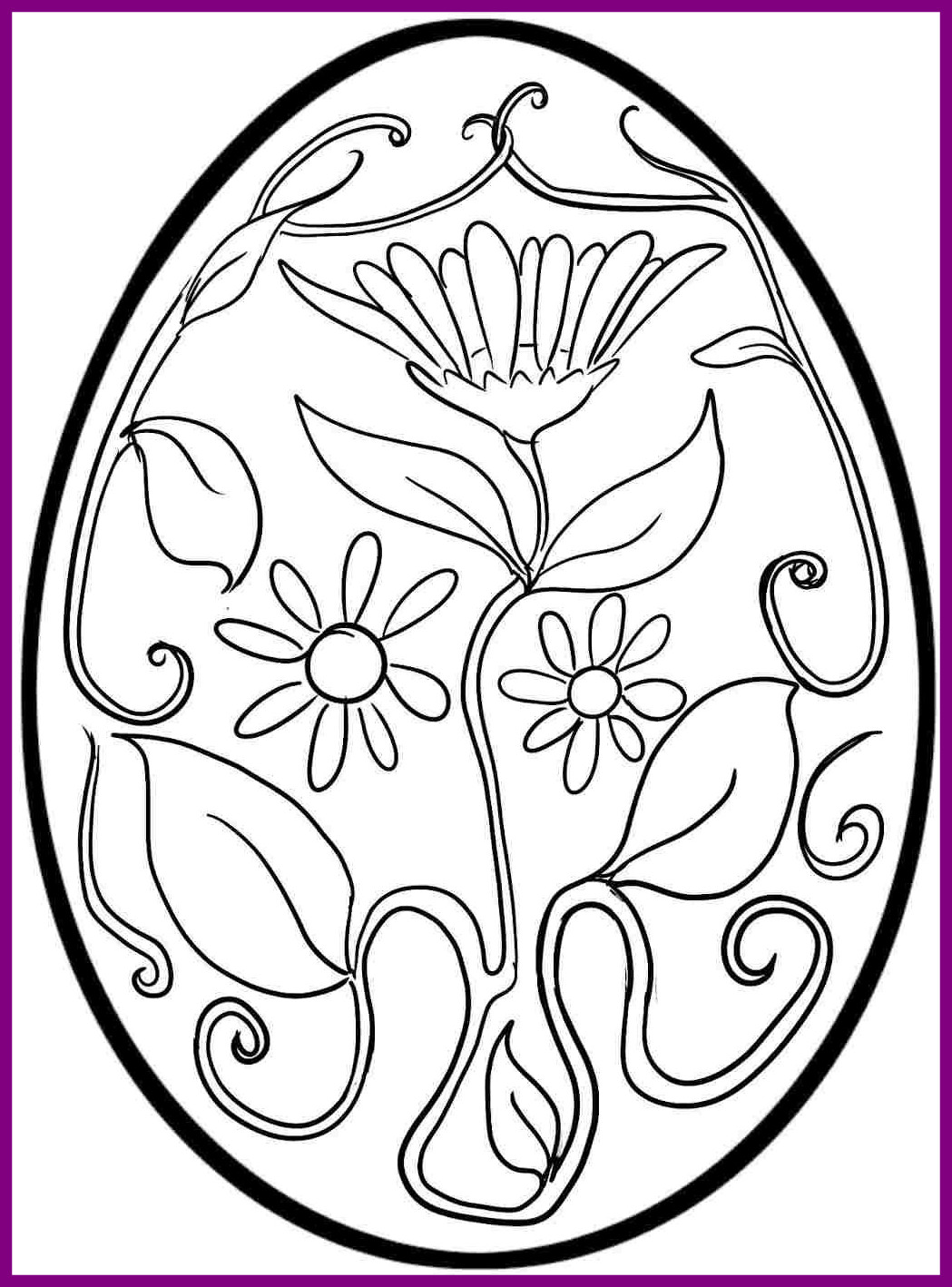 1049x1418 Astonishing Pysanky Coloring Pages And Other Craft Ideas