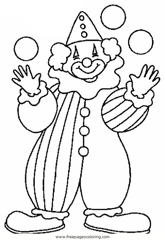 545x794 Clown Coloring Pages Circus Clowns Coloring Pages Quad Ocean
