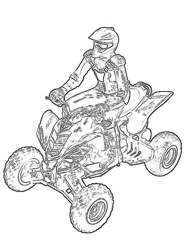 638x825 Coloring Pages Quad Coloring Page Quad Transportation Printable
