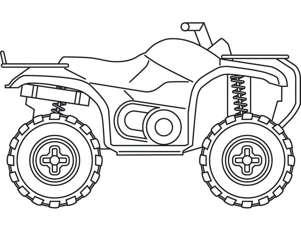 1000x768 Four Wheeler Coloring Pages 4 Wheeler Coloring Book Coloring Pages