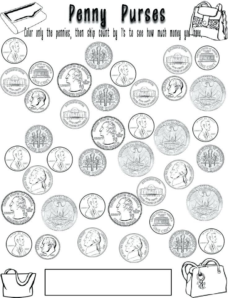 736x964 Coin Coloring Pages Coin Coloring Page Epic Coin Coloring Page