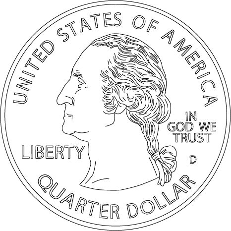 466x466 Excellent Design Coin Coloring Pages Page For Coins On Images