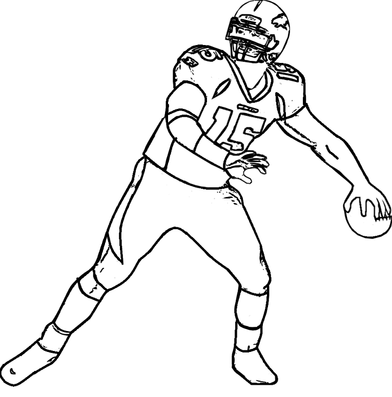 765x776 Free Coloring Pages Of College Is For Me Quarterback Coloring Page