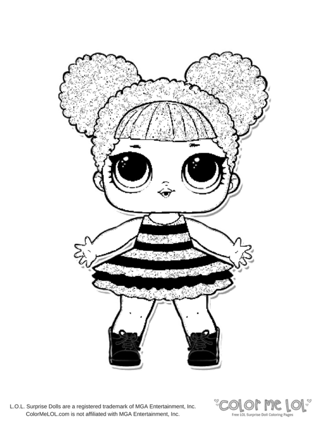 1270x1643 Color Me Lol Queen Bee Coloring Page