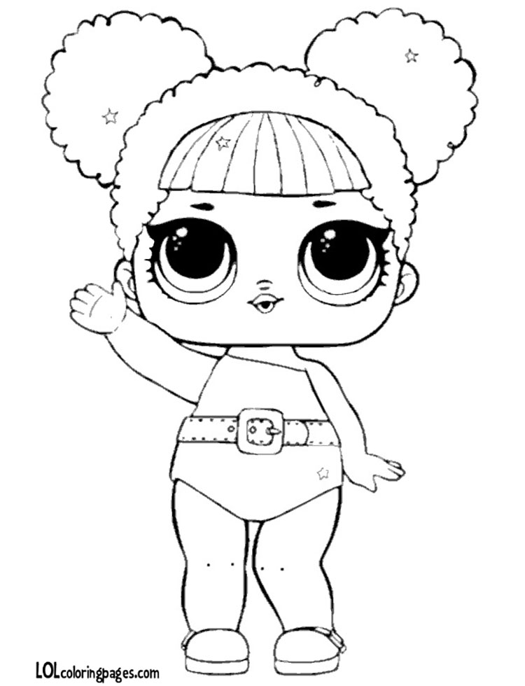 750x980 Glitter Queen Bee Coloring Page Lol Surprise Doll Coloring Pages