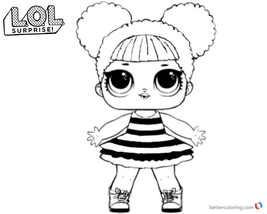 900x720 Lol Surprise Coloring Pages Queen Bee