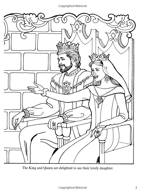 Queen Coloring Pages