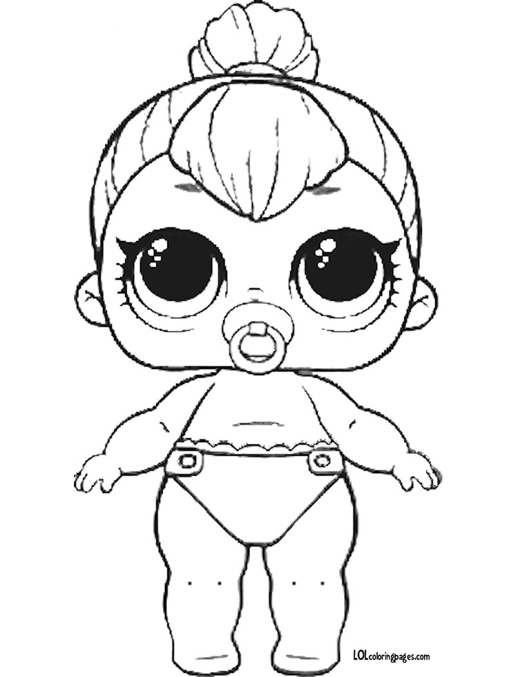 750x980 Lil Kitty Queen Coloring Page Lol Surprise Doll Coloring Pages