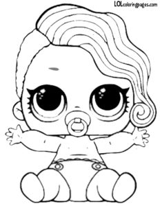 235x300 Lil Splash Queen Coloring Page Lol Surprise Doll Coloring Pages