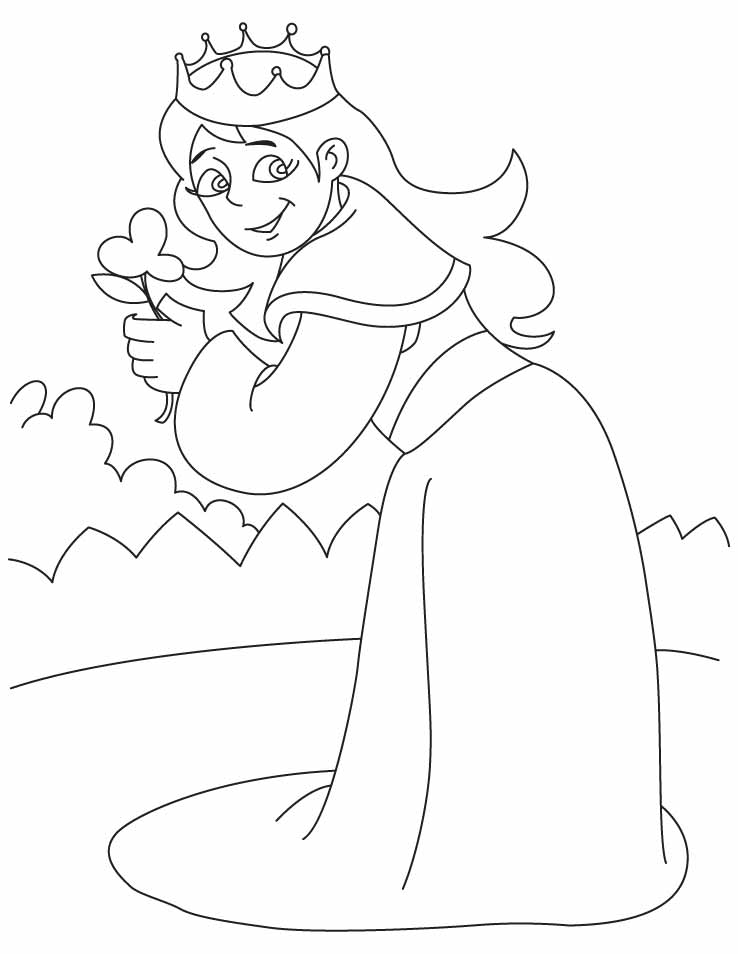 738x954 Top 75 Queen Coloring Pages