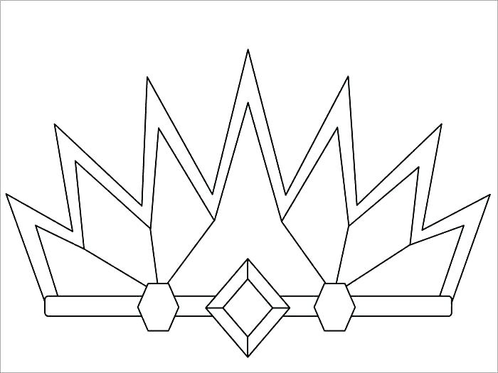 700x525 Crown Coloring Pages Princess Crown Coloring Page Crown Coloring
