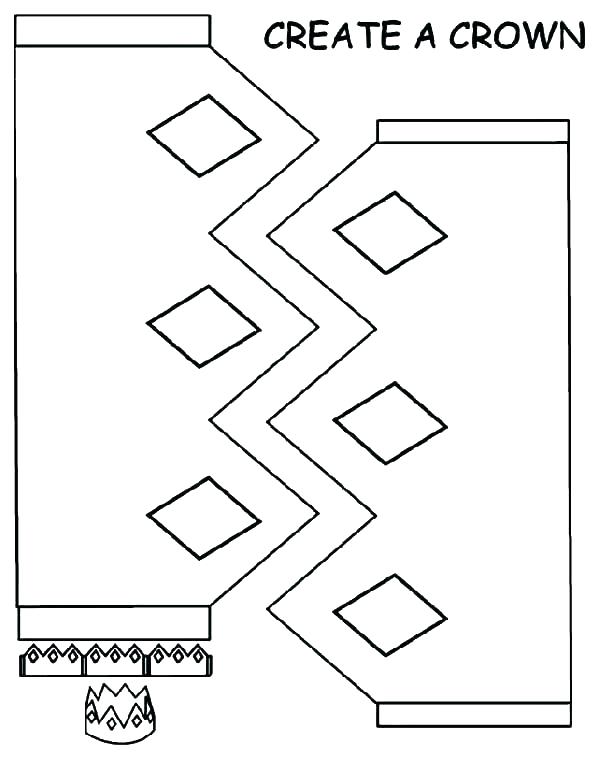 600x763 Crown Coloring Pages Princess Crown Coloring Pages Queen Crown