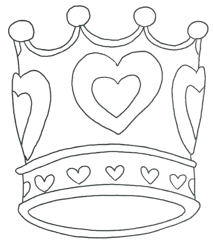 728x839 Crown Coloring Pages Tiara Coloring Page Princess Crown Coloring