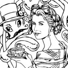Queen Elizabeth Coloring Page
