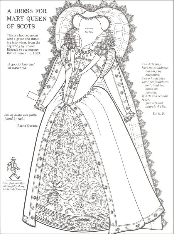 593x800 I Already Used This Dress Picture From A Doll Book In One Of My