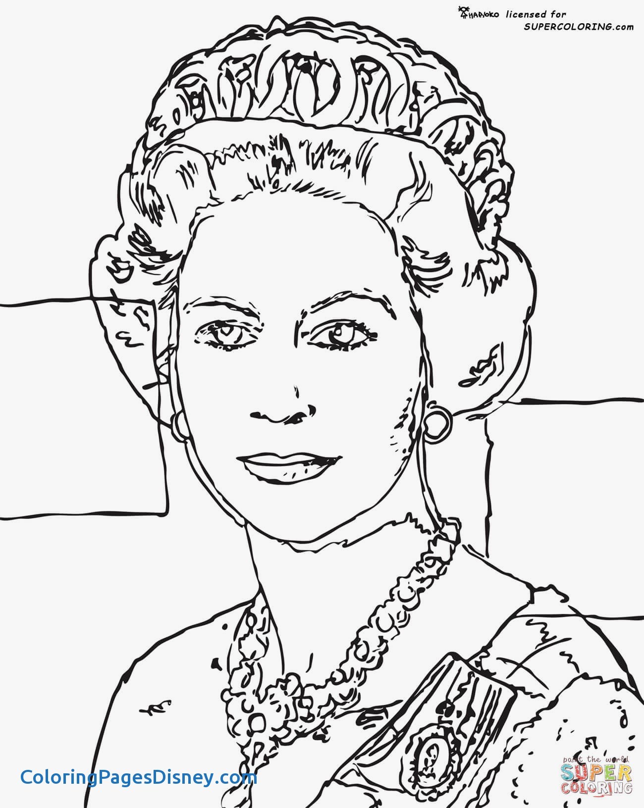 1300x1632 Coloring Pages Queen Elizabeth Fresh Queen Elizabeth Ii Coloring