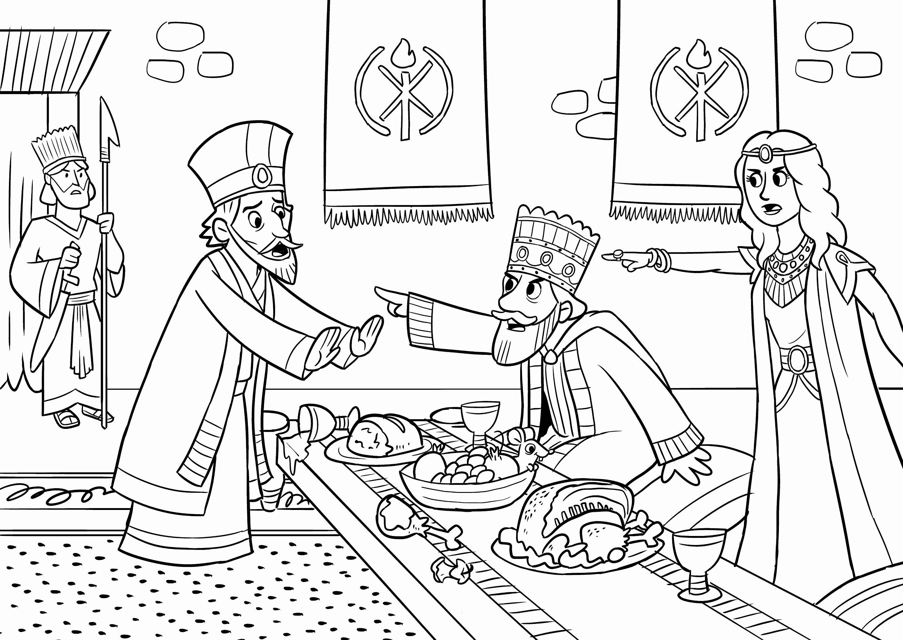Queen Esther Coloring Pages Printable