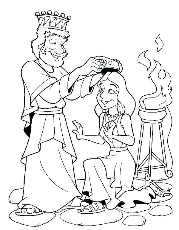 600x772 Queen Esther Coloring Pages Printable Queen School Coloring Pages