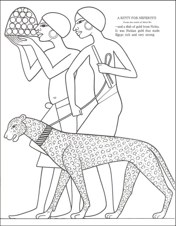 600x768 Coloring Book Of Queen Nefertiti (004672) Details