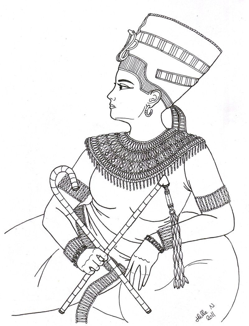 800x1048 Nefertiti Portrait By On @