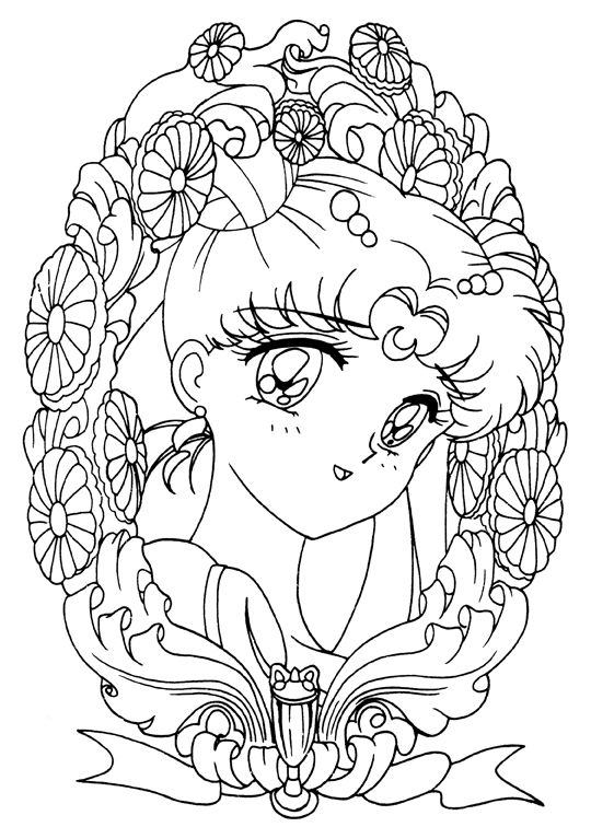 540x756 Princess Serenity Coloring Page
