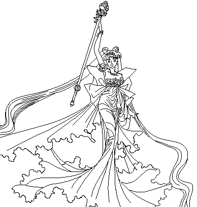 388x408 Manga Queen Coloring Page By Paramourphoenix