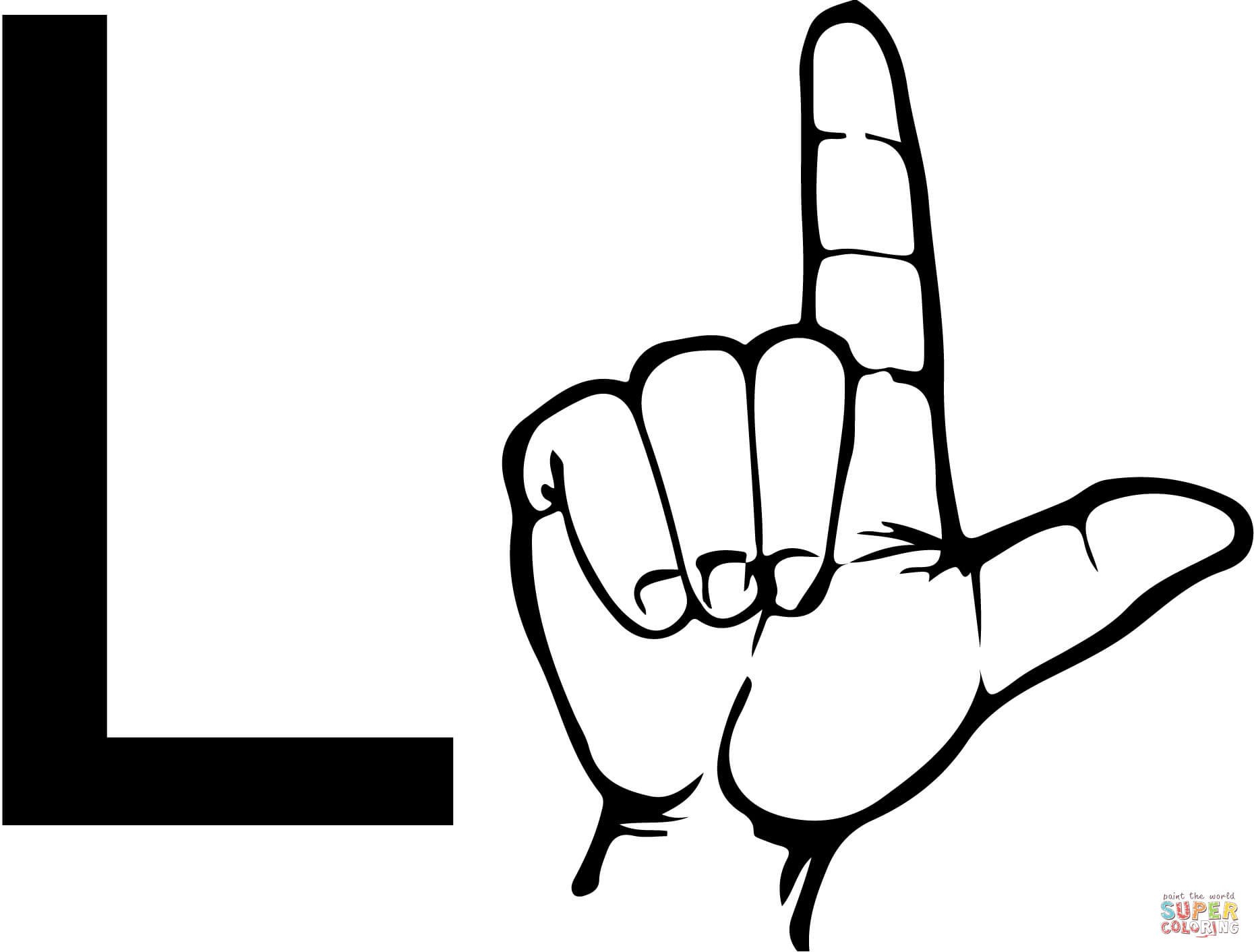 1860x1412 Coloring Pages Of Question Mark New Asl Sign Language Letter B