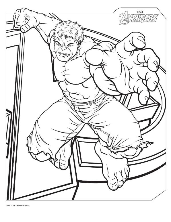 596x772 Kids N 18 Coloring Pages Of Avengers