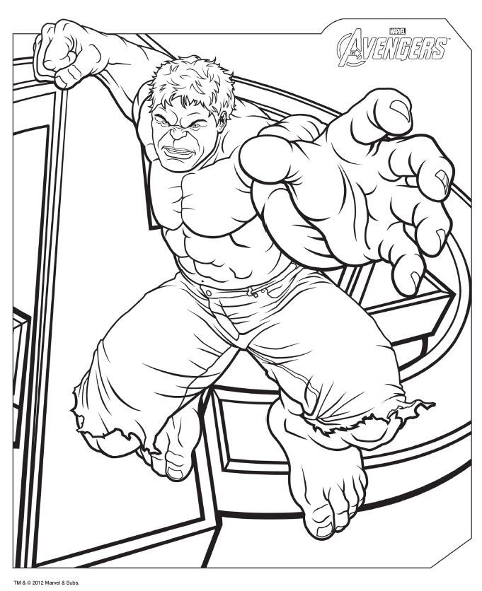 681x836 Avengers Coloring Pages