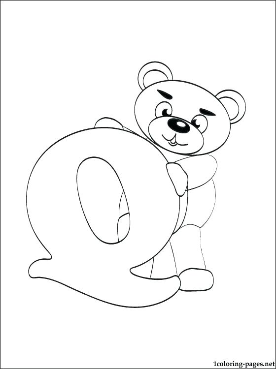 560x750 Letter Q Coloring Page Alphabet Letter Q For Quiet Coloring Page