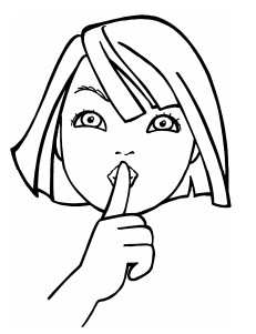 231x301 Quiet Coloring Pages