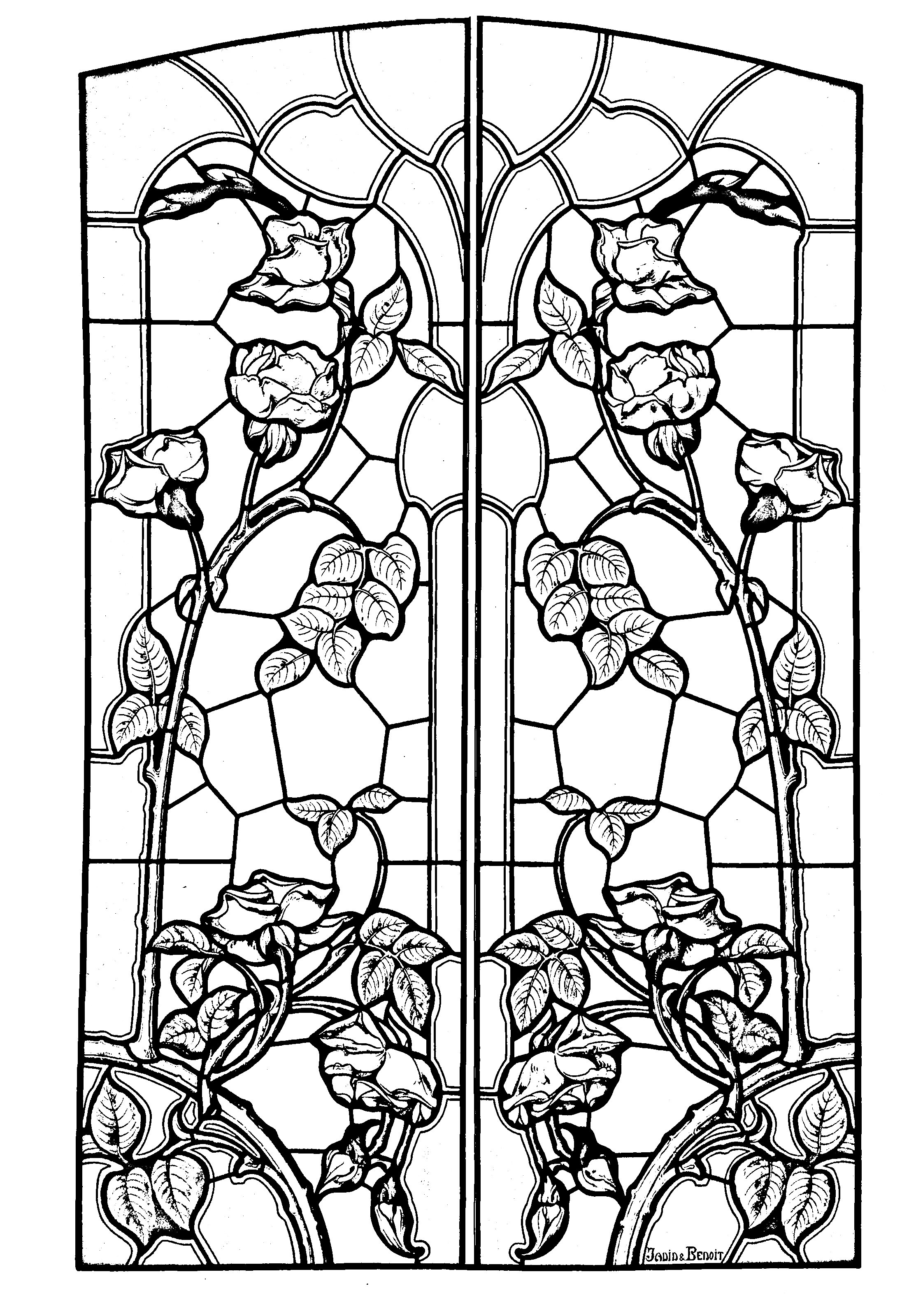 2192x3199 Quilt Block Coloring Pages Free Draw To Color
