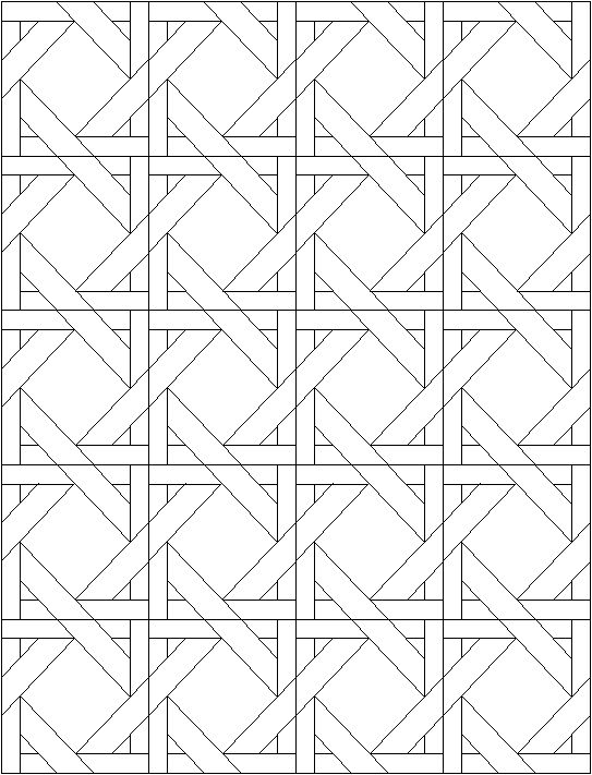 543x711 Coloring Pages Quilt Blocks 09