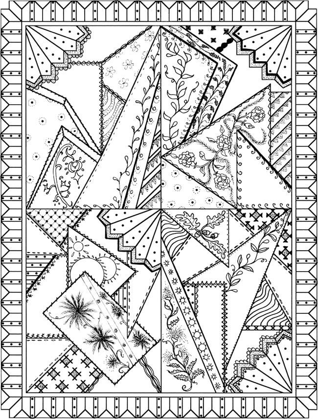 650x856 Free Coloring Pages Quilt Patterns