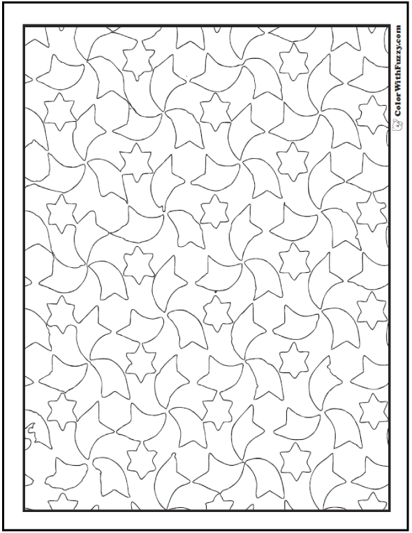 590x762 Pattern Coloring Pages Customize Pdf Printables