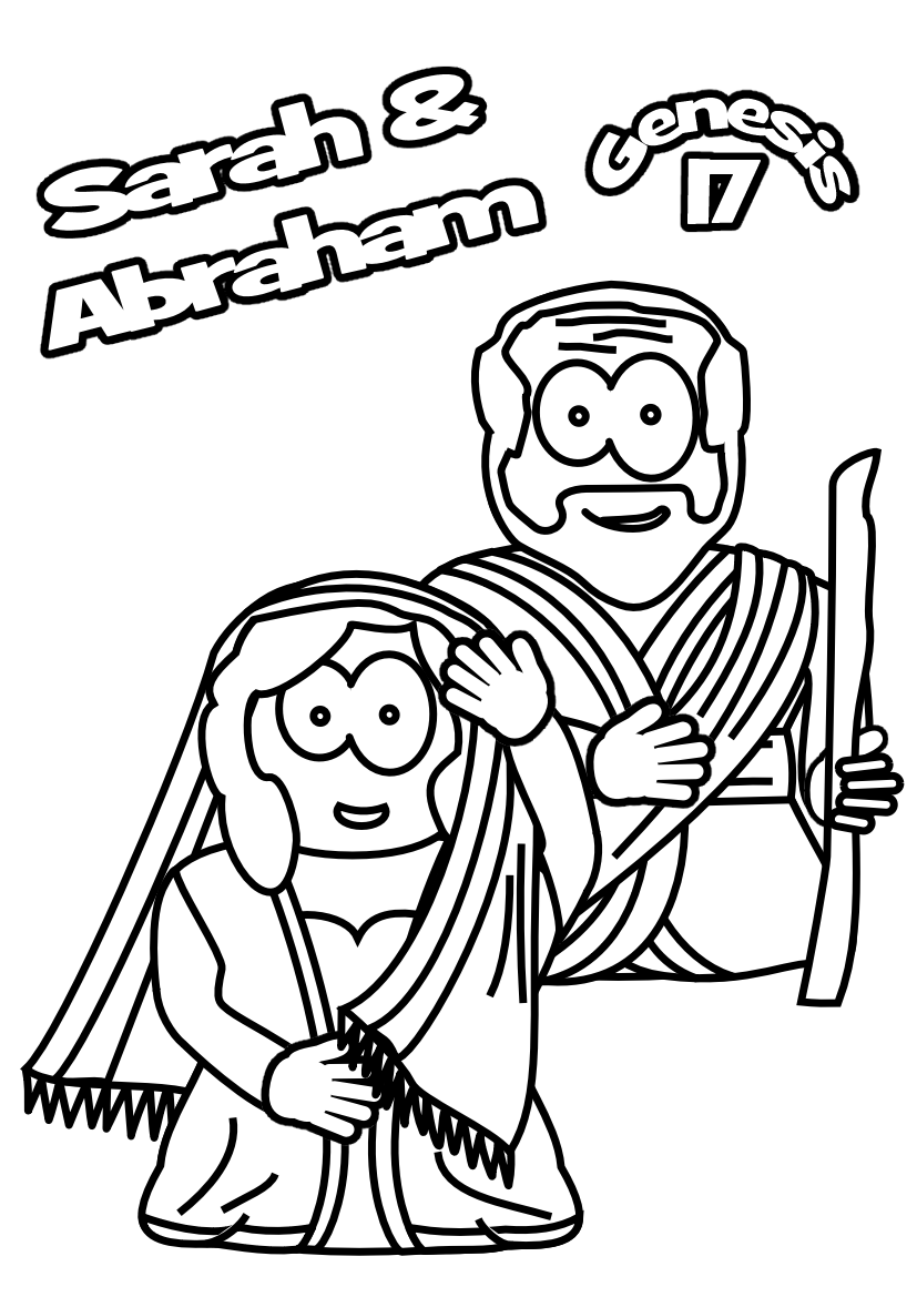 827x1169 Compromise B Daman Coloring Pages Miracle Abraham And Sarah Page