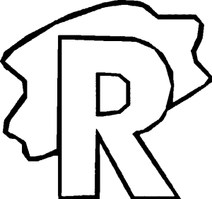 300x281 Letter R Coloring Pages For Kids