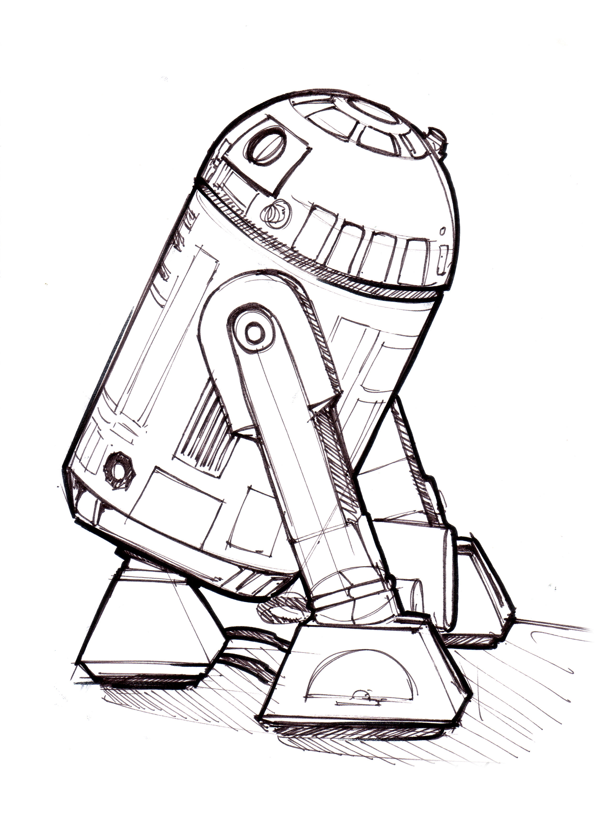 2552x3508 R2d2 Coloring Page Awesome The Gallery For R2d2 Line Art Logo
