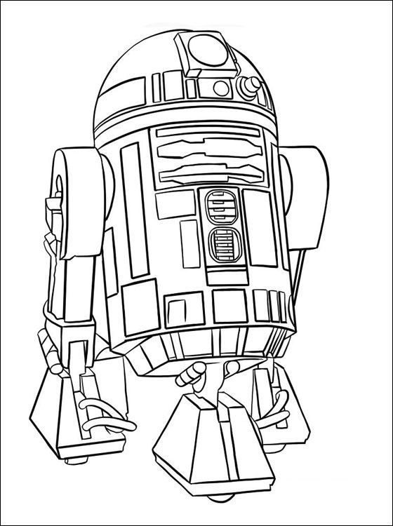 560x750 Star Wars R2 D2 Coloring Page Coloring Pages Fun