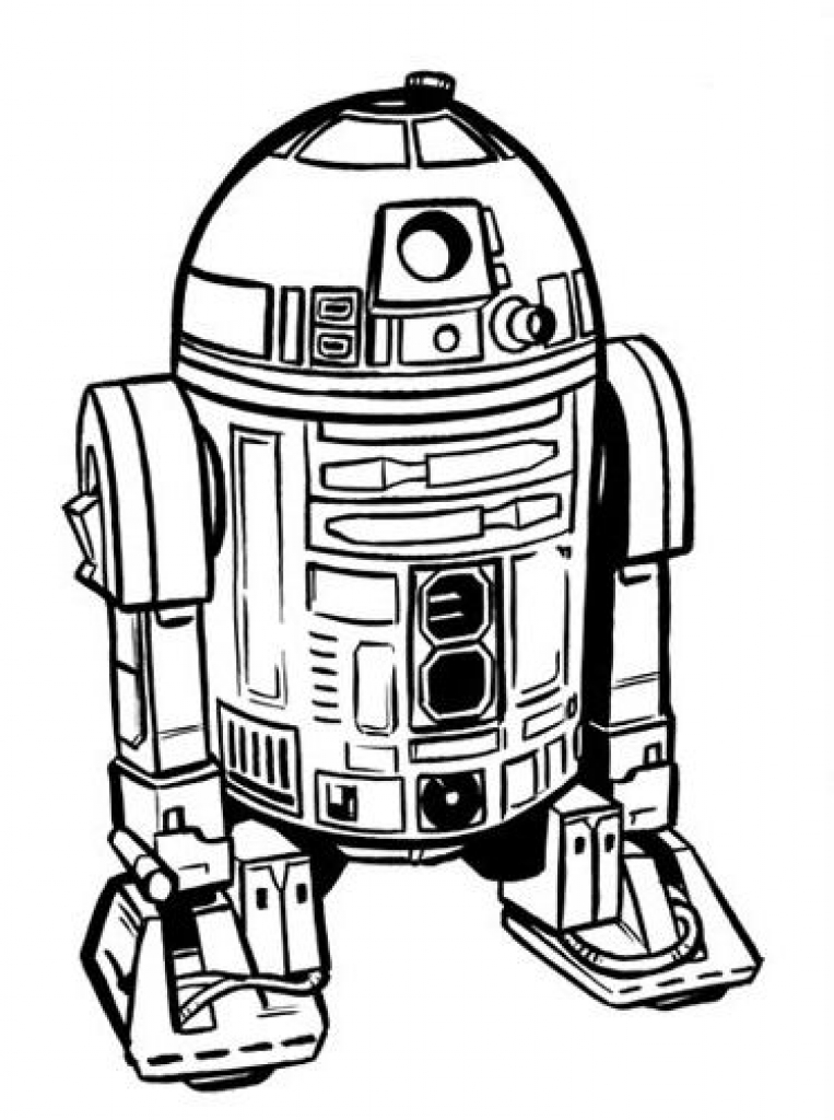 763x1024 R2d2 Coloring Page Chuckbutt Intended For Pages Inside R2d2