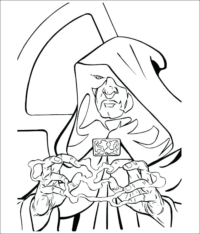 680x794 R2d2 Coloring Page