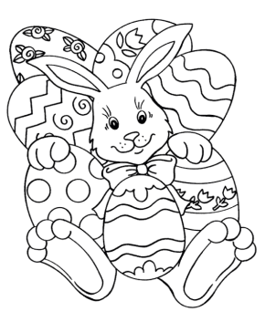290x353 Easter Page 2 Printable Easter Activity Sheet, Easter Bunny