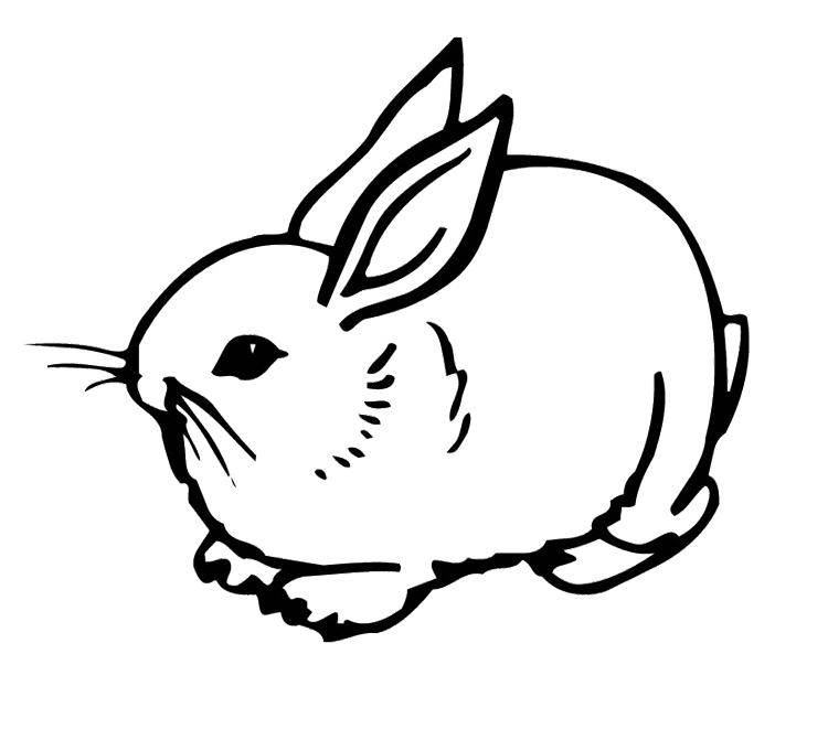 750x661 Cute Bunny Coloring Pages To Download And Print For Free